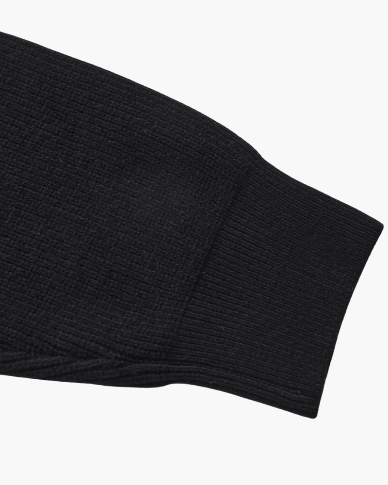 Pull en maille raffiné à demi-zip