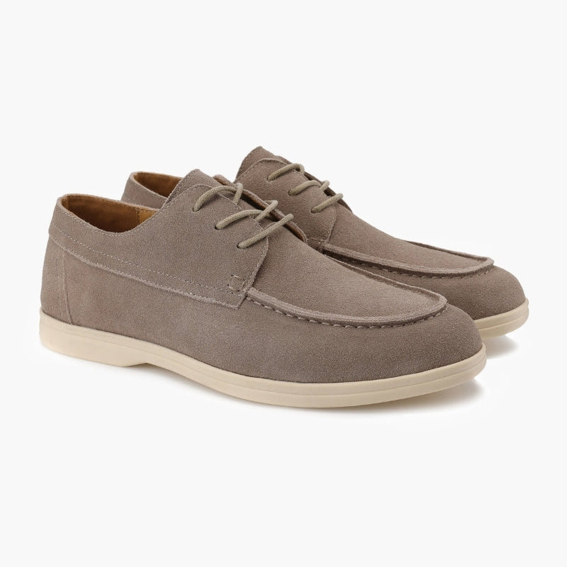 Chaussures à lacets en daim de qualité supérieure