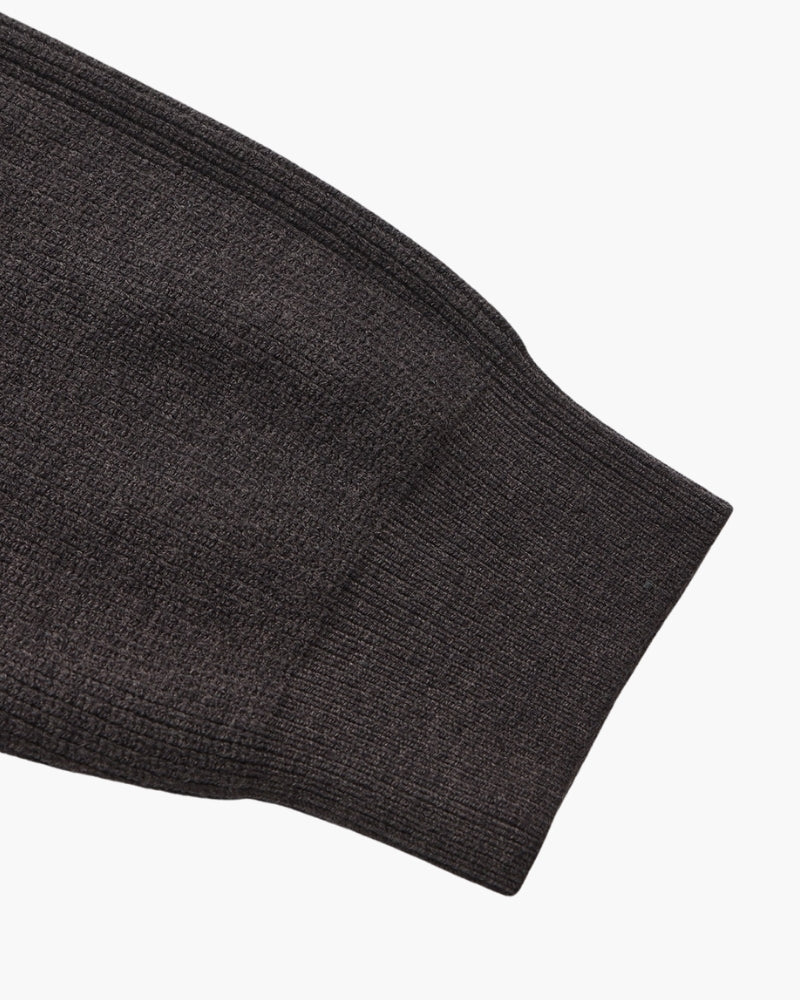 Pull en maille raffiné à demi-zip