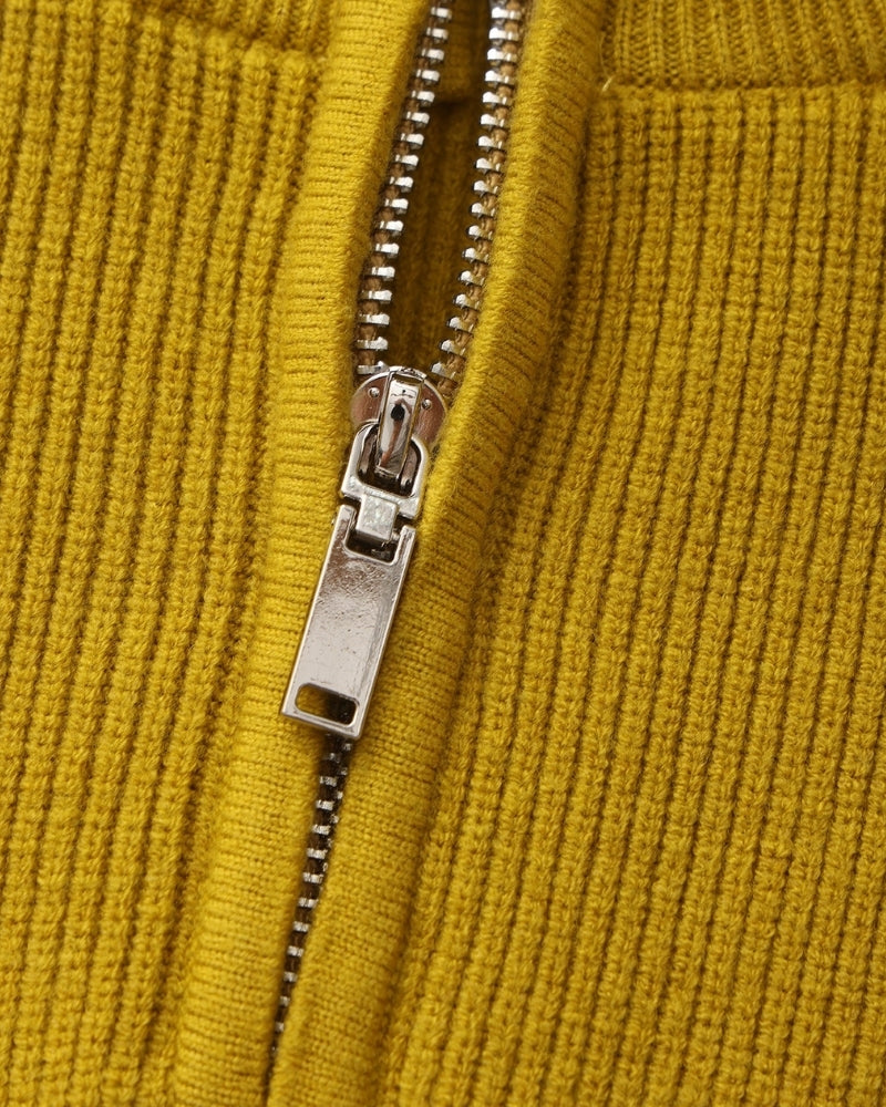 Pull en maille raffiné à demi-zip