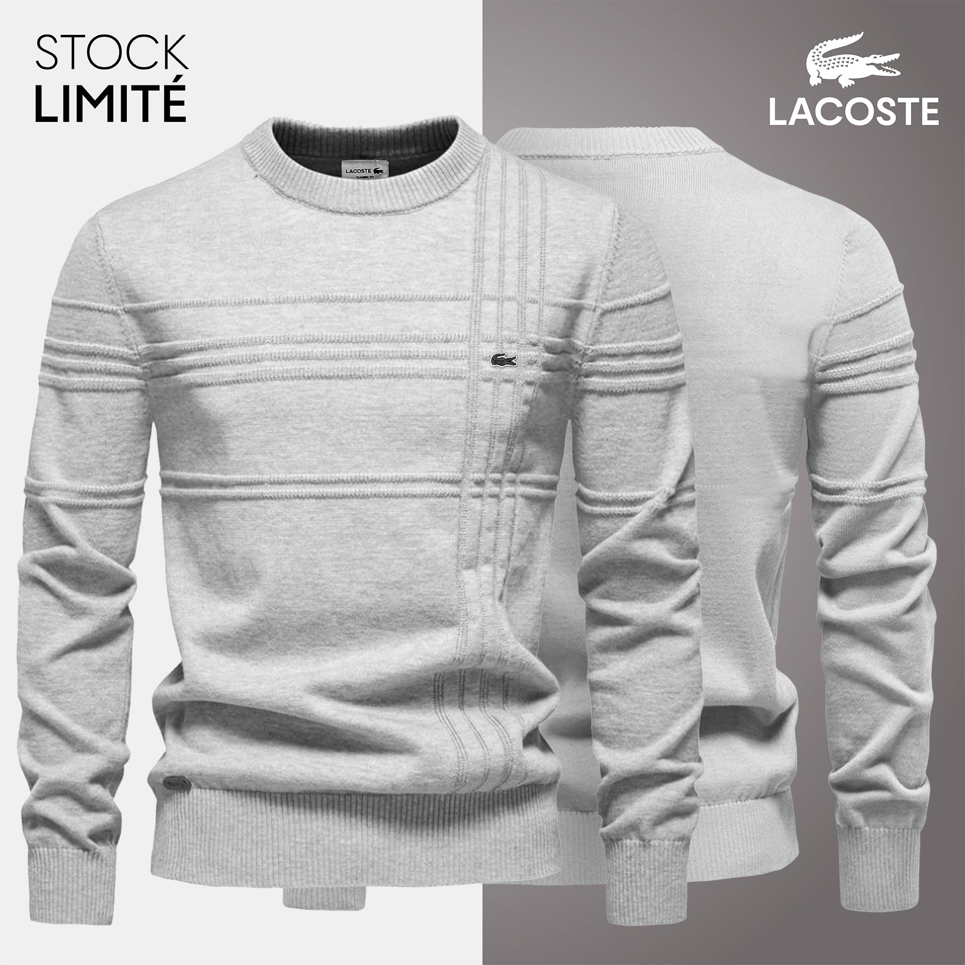 Sweat-shirt structuré pour hommes LC – Laissez votre chance ! 