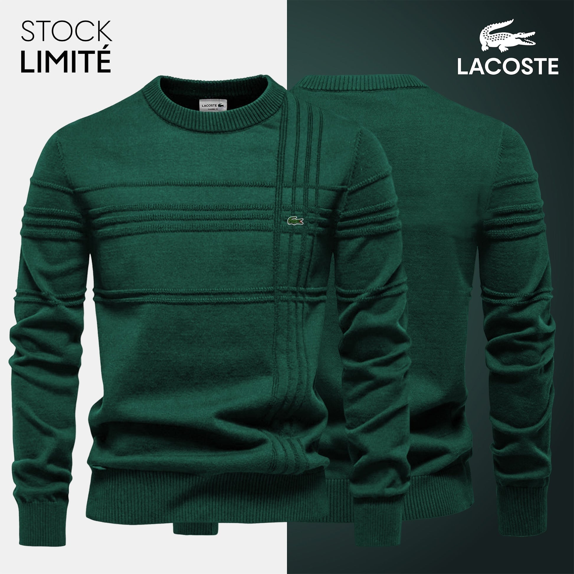 Sweat-shirt structuré pour hommes LC – Laissez votre chance ! 